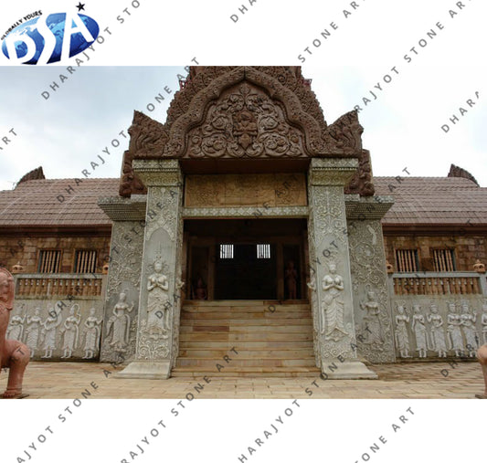 Hand Carved Marble Stone Custom Temple