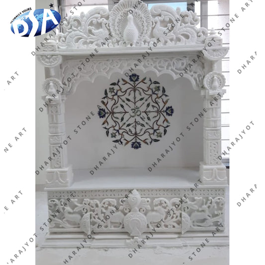 White Marble Designed Home Decorative Temple