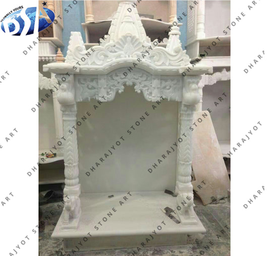 Decorative Royal Hand Carved Antique Marble Temple