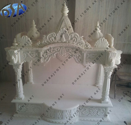 Home Decorative White Marble Temple