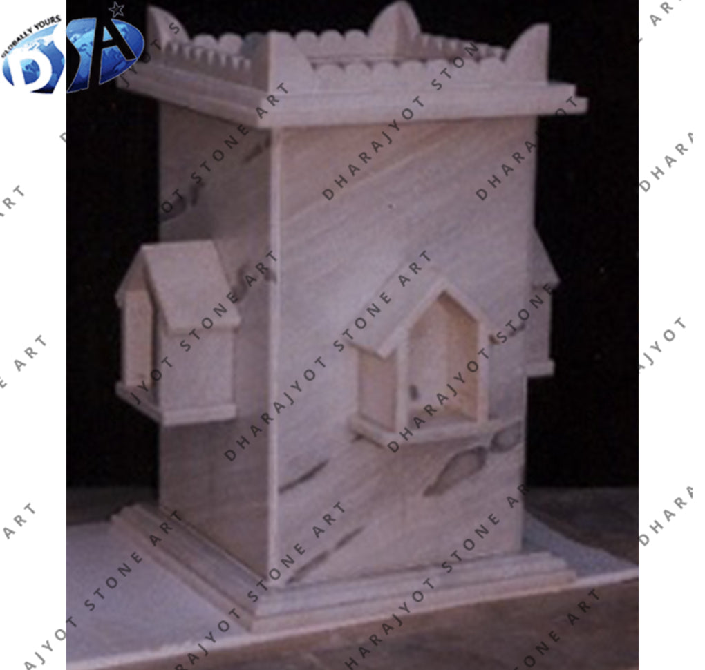 Pink Stone Modern Natural Marble Tulsikyara