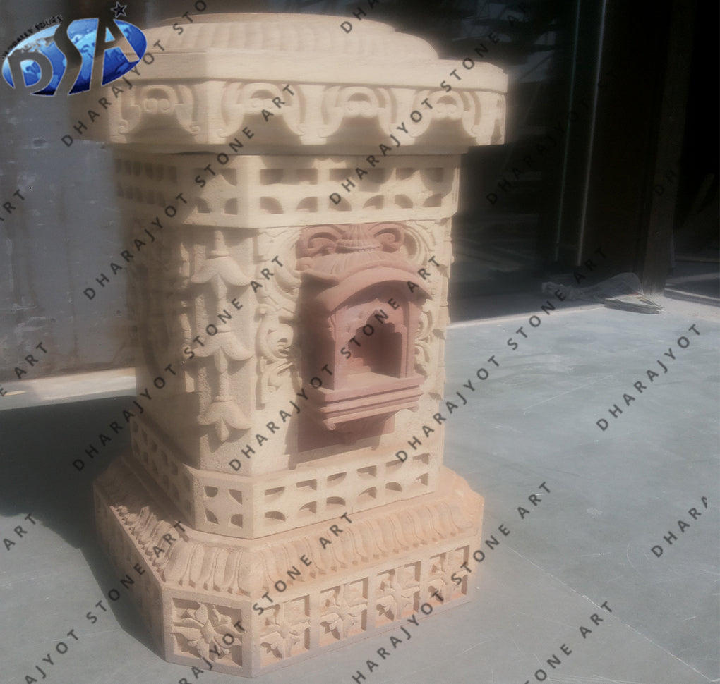 Natural Sandstone Finish Rectangular Tulsikyara