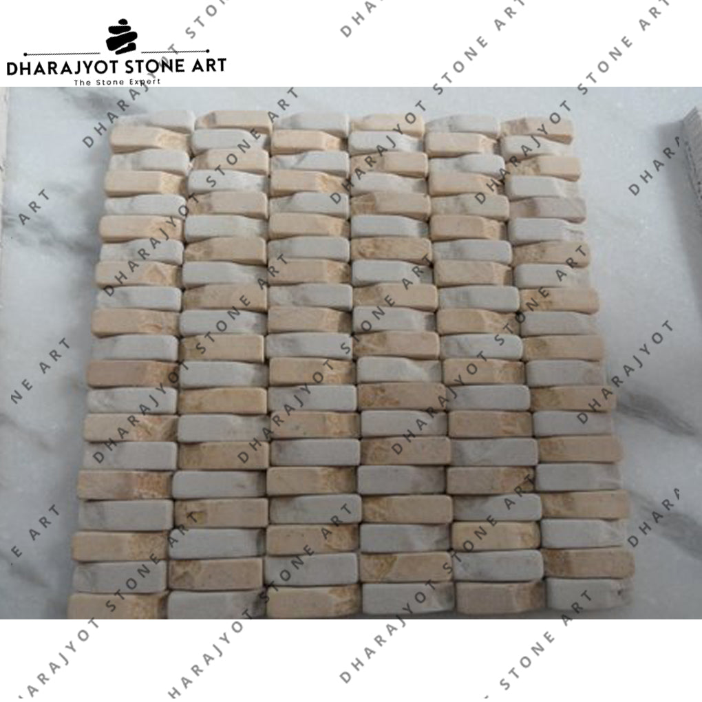 Custom Stone Up And Down Mosaic