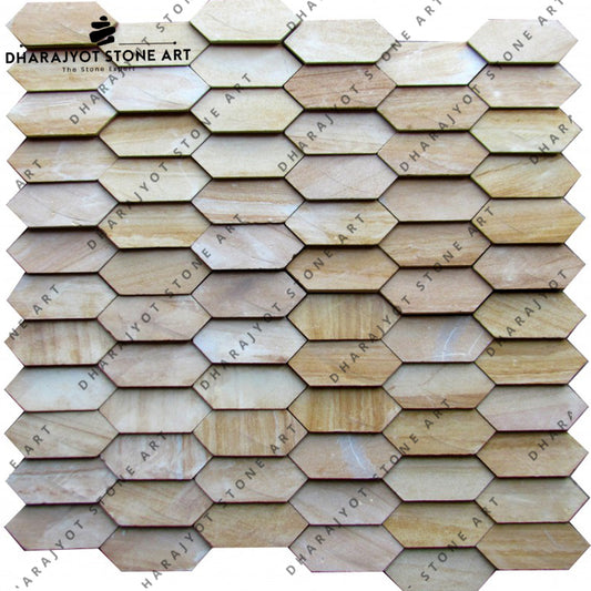 High Quality Stone Up And Down Mosaic