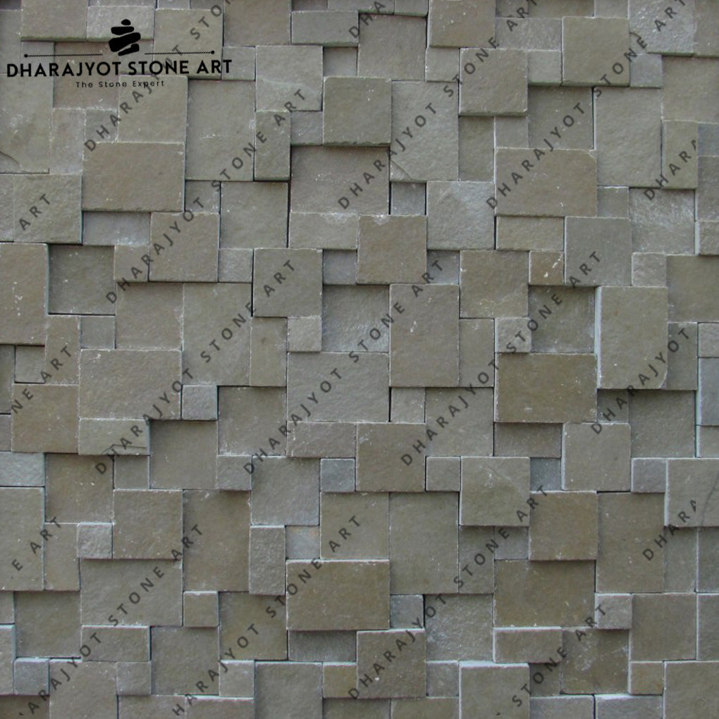 Calcutta White Gold Up And Down Mosaic