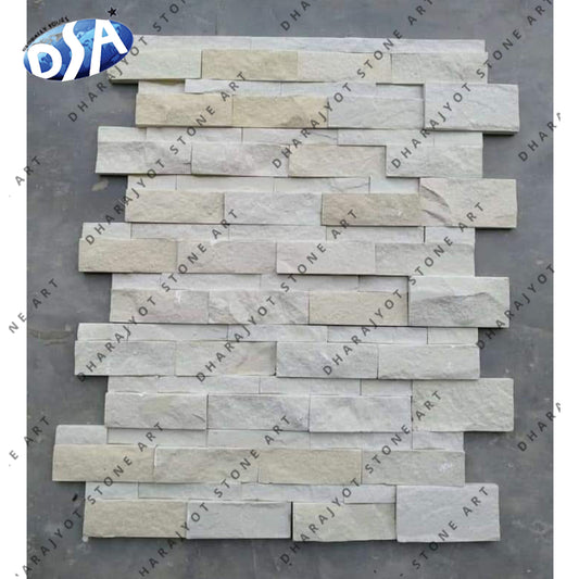 White Sandstone Panel Wall Carving