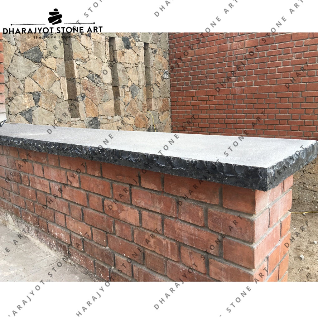 Natural Flagstone Black Random Wall Cladding