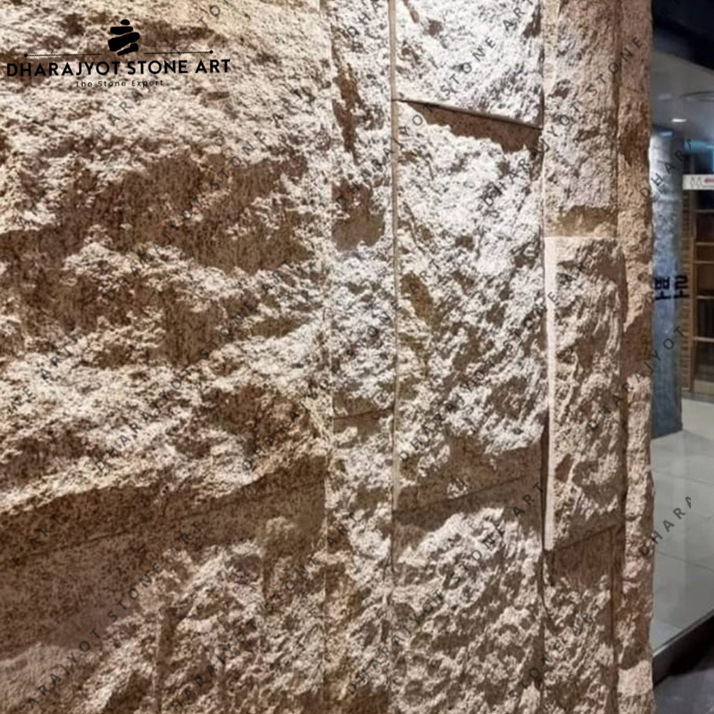 Natural Rough Granite Wall Cladding for Interior & Exterior Walls