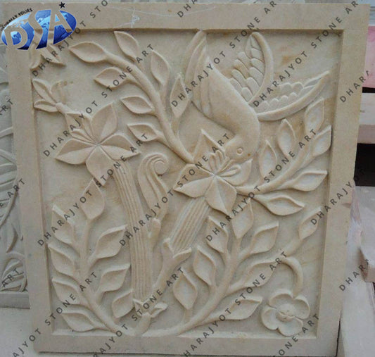 Indoor Carved Marble Carving Wall Hanging