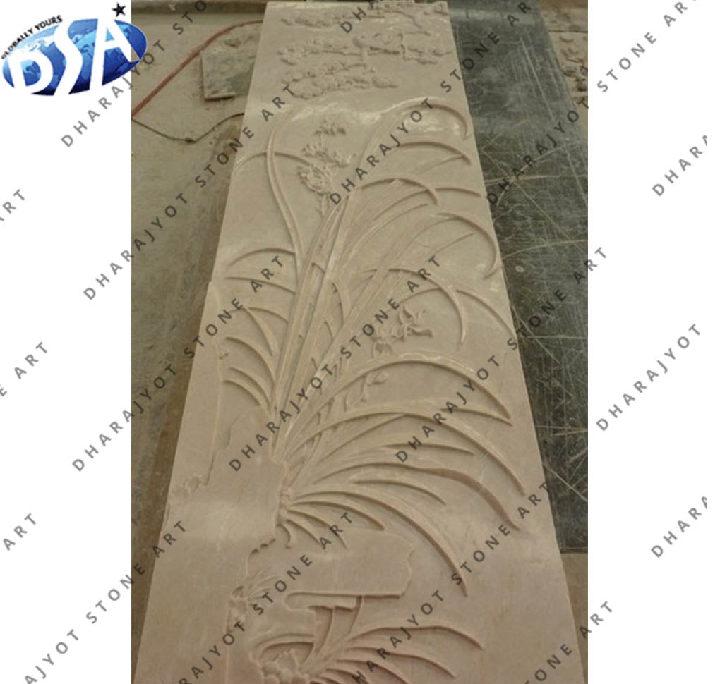 Custom-Made 3D Sandstone Relief Wall Panel
