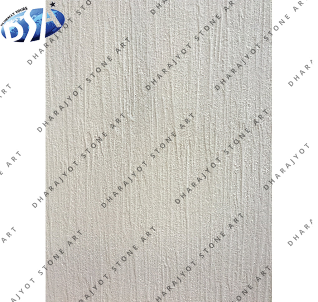Natural Textured Surface Stone White Finish Sandstone Wall Panel