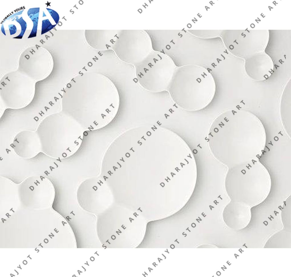 Modern 3D Bubble Design Stone Wall Panel