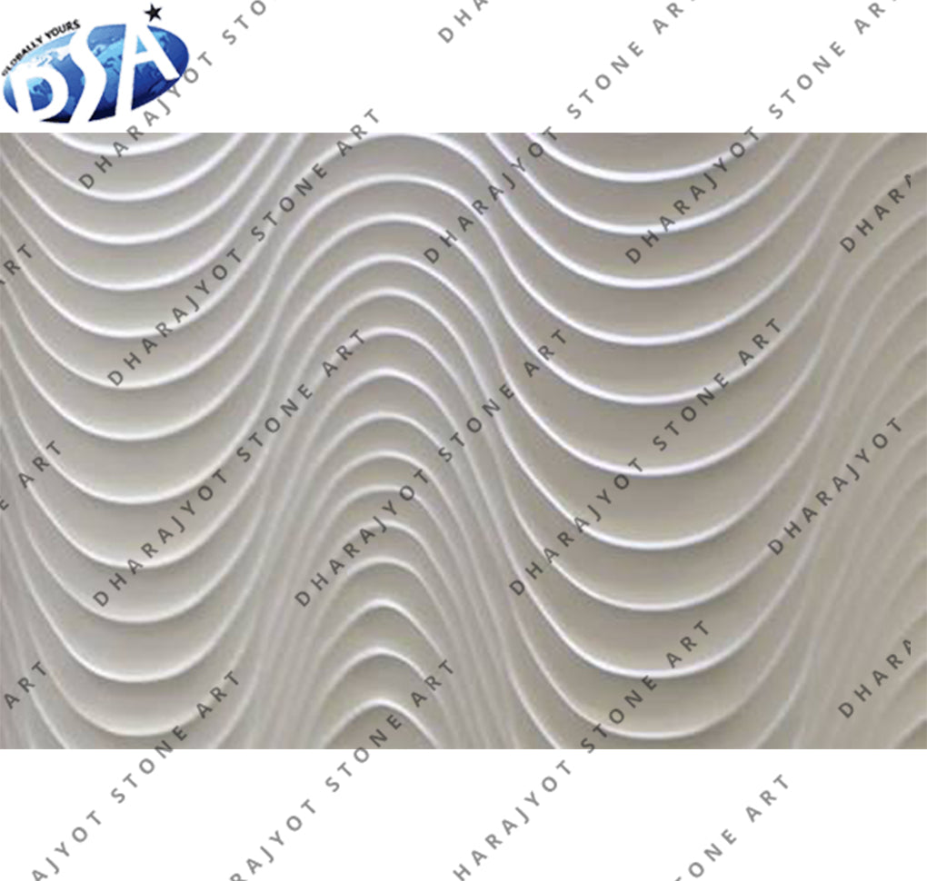 Luxury House Decorative Embossed Design 3d Stone Wall Panel