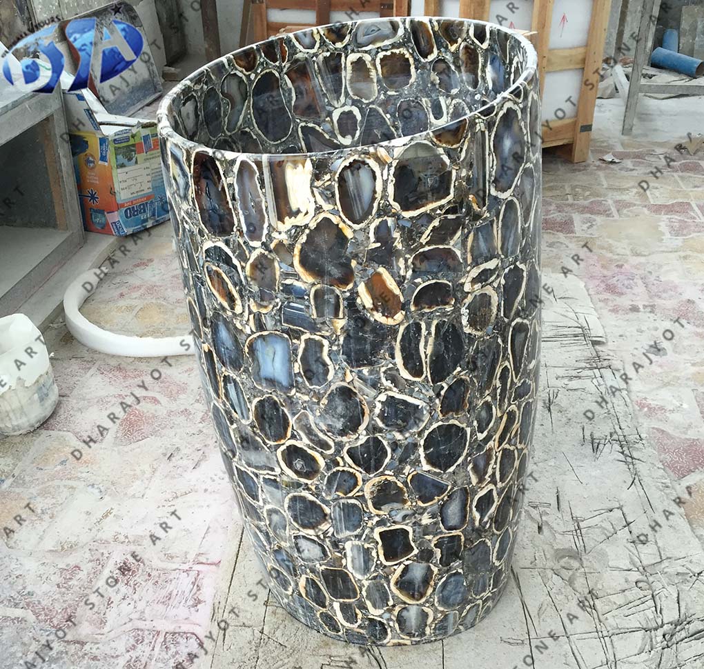 African Amithist Free Standing Wash Basin