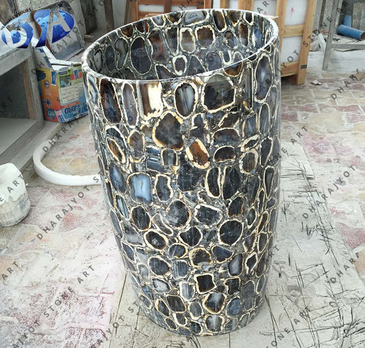 African Amithist Free Standing Wash Basin