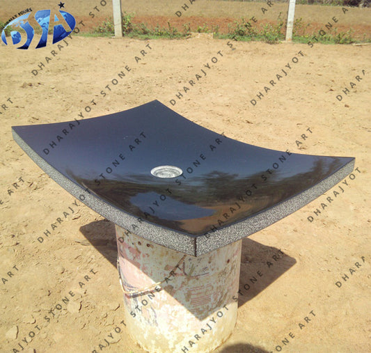 Black Marble Antique Washbasin