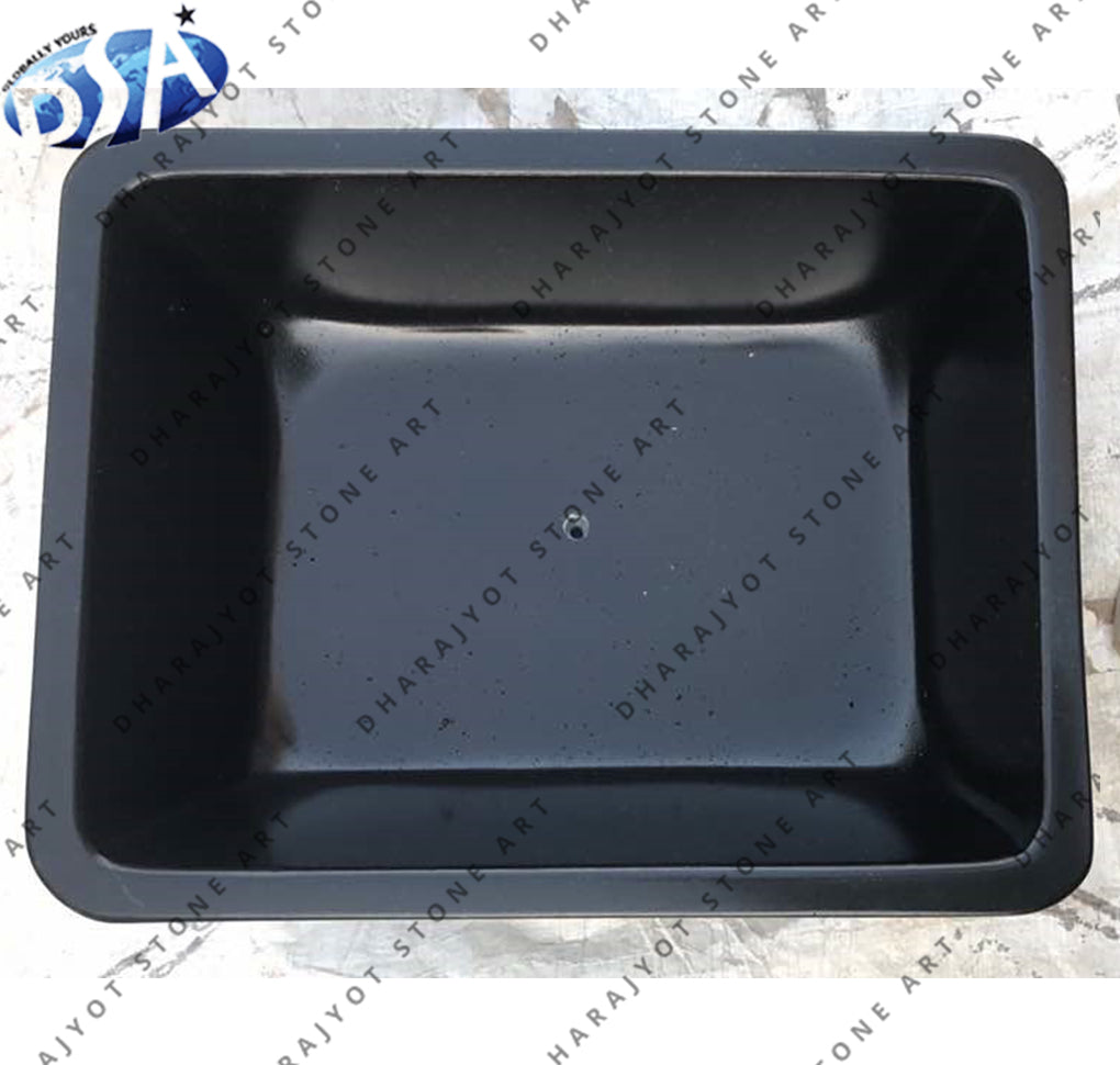 Black Granite Custom Design Washbasin