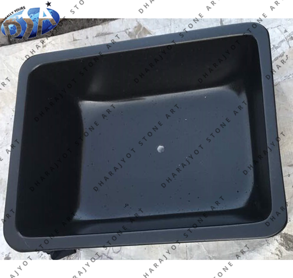 Black Granite Custom Design Washbasin