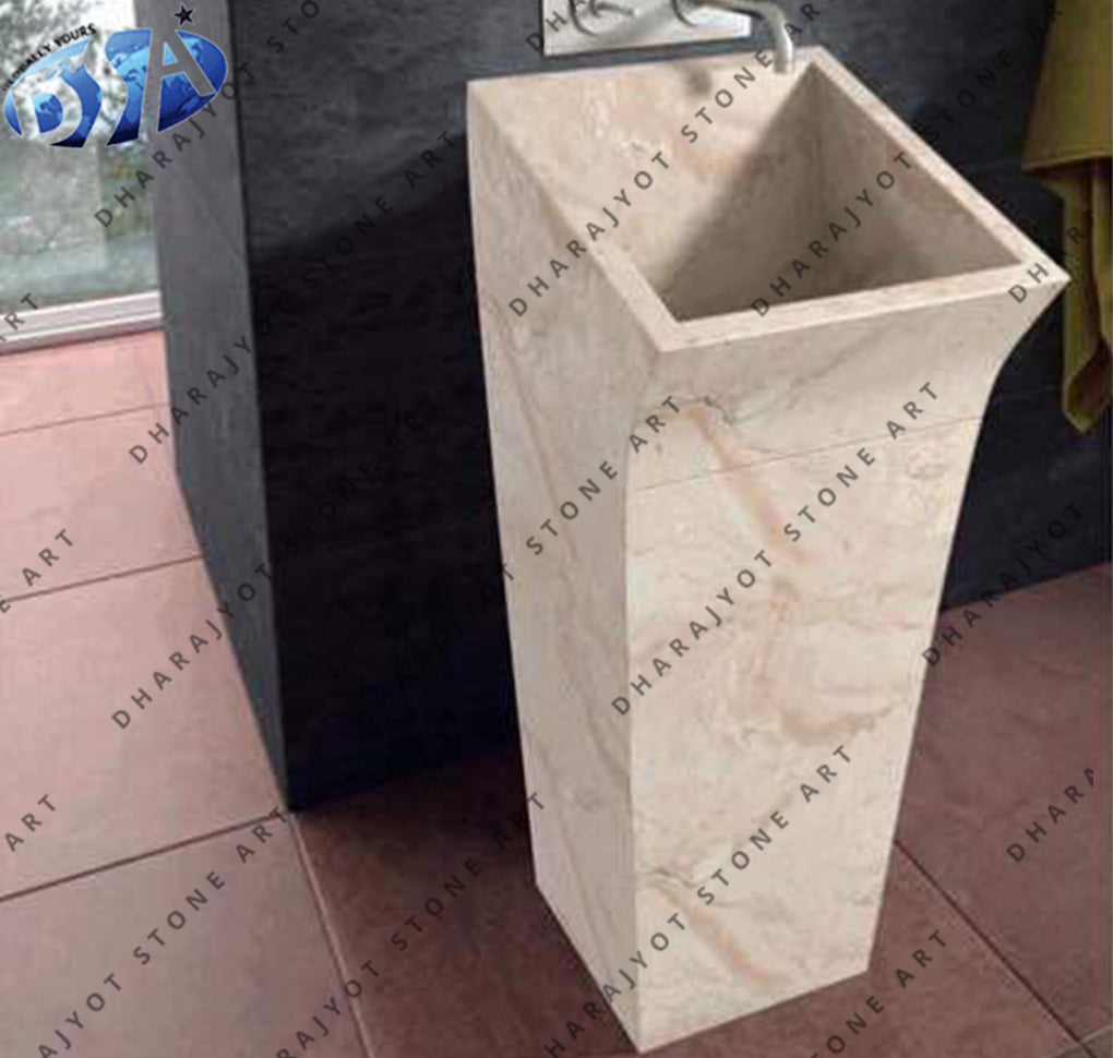 Marble Standing Washbasin Sink