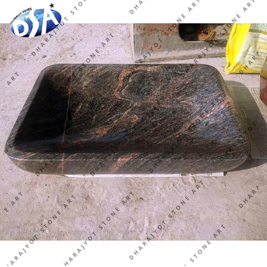 Granite Stone Wash Basin For Outdoor