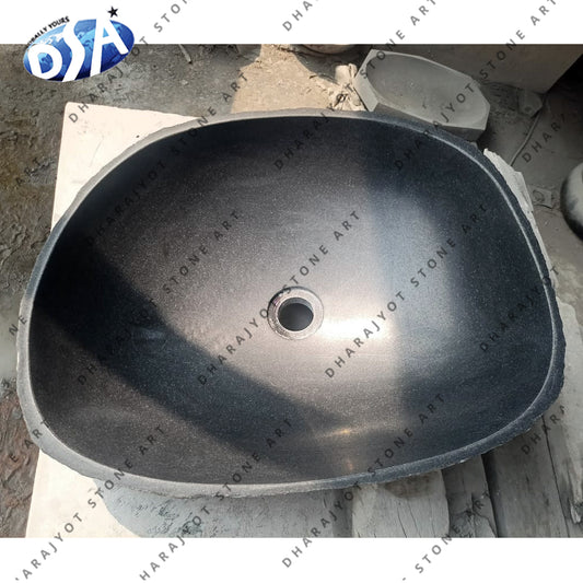 Antique Granite Stone Counter Top Washbasin Sinks