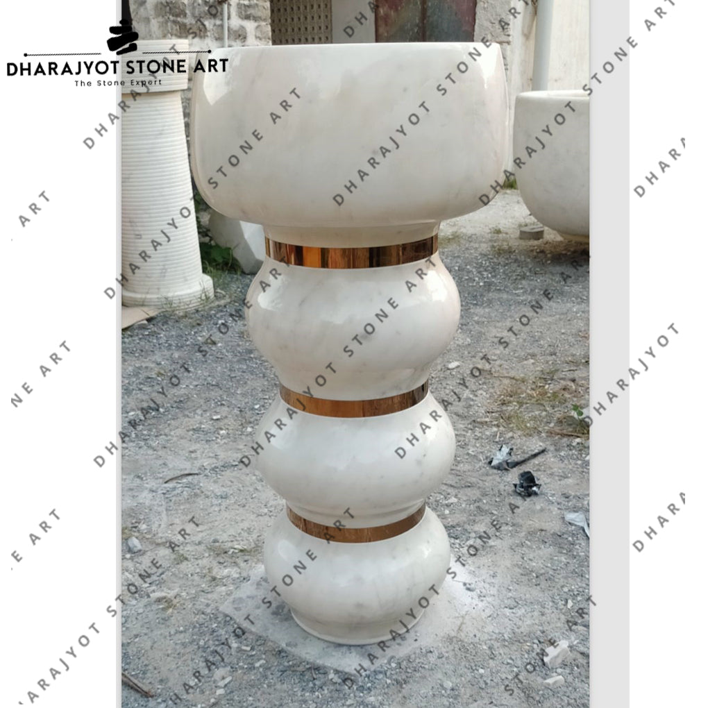 Handmade Natural Stone Wash Basin for Vanity