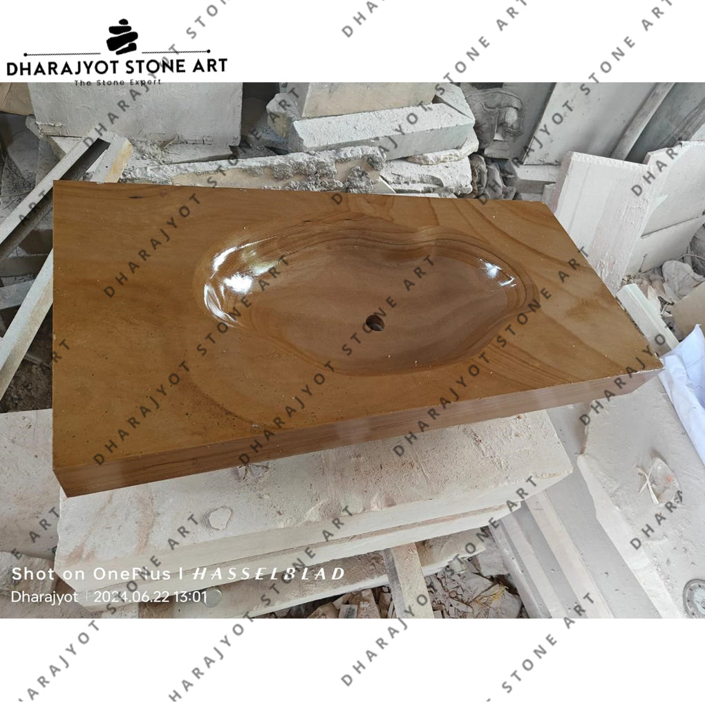 Woodland Sandstone Counter Top Washbasin
