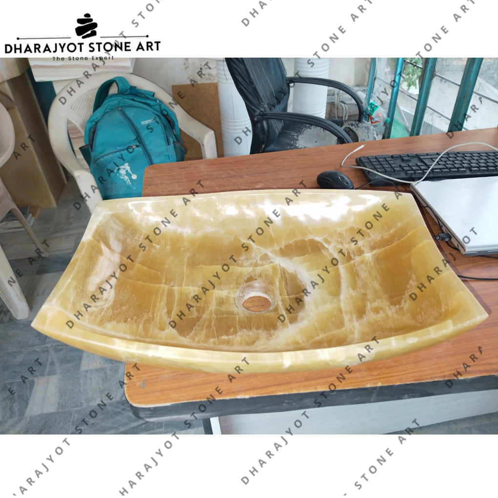 Natural Stone Custom Size Marble Wash Basin Countertop Sinks