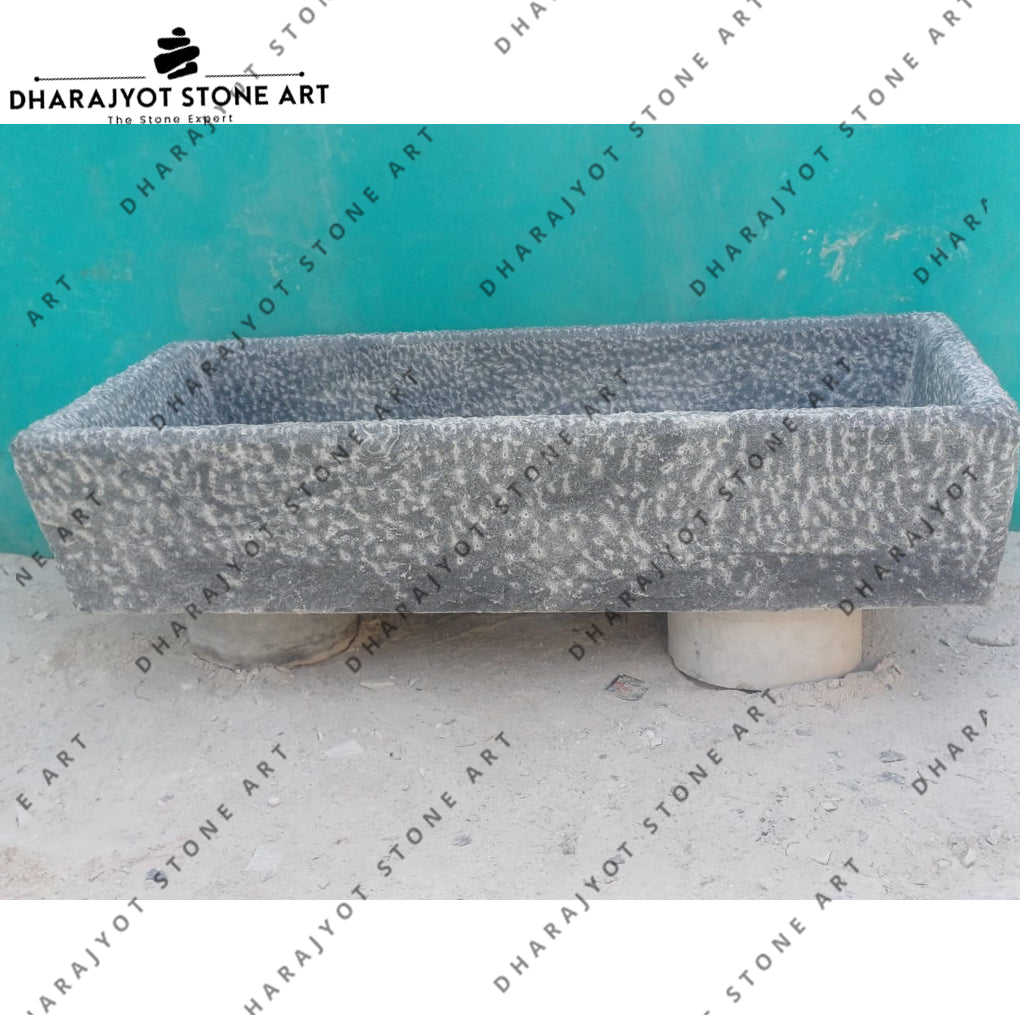 Antique Limestone European Rectangle bathroom Sink