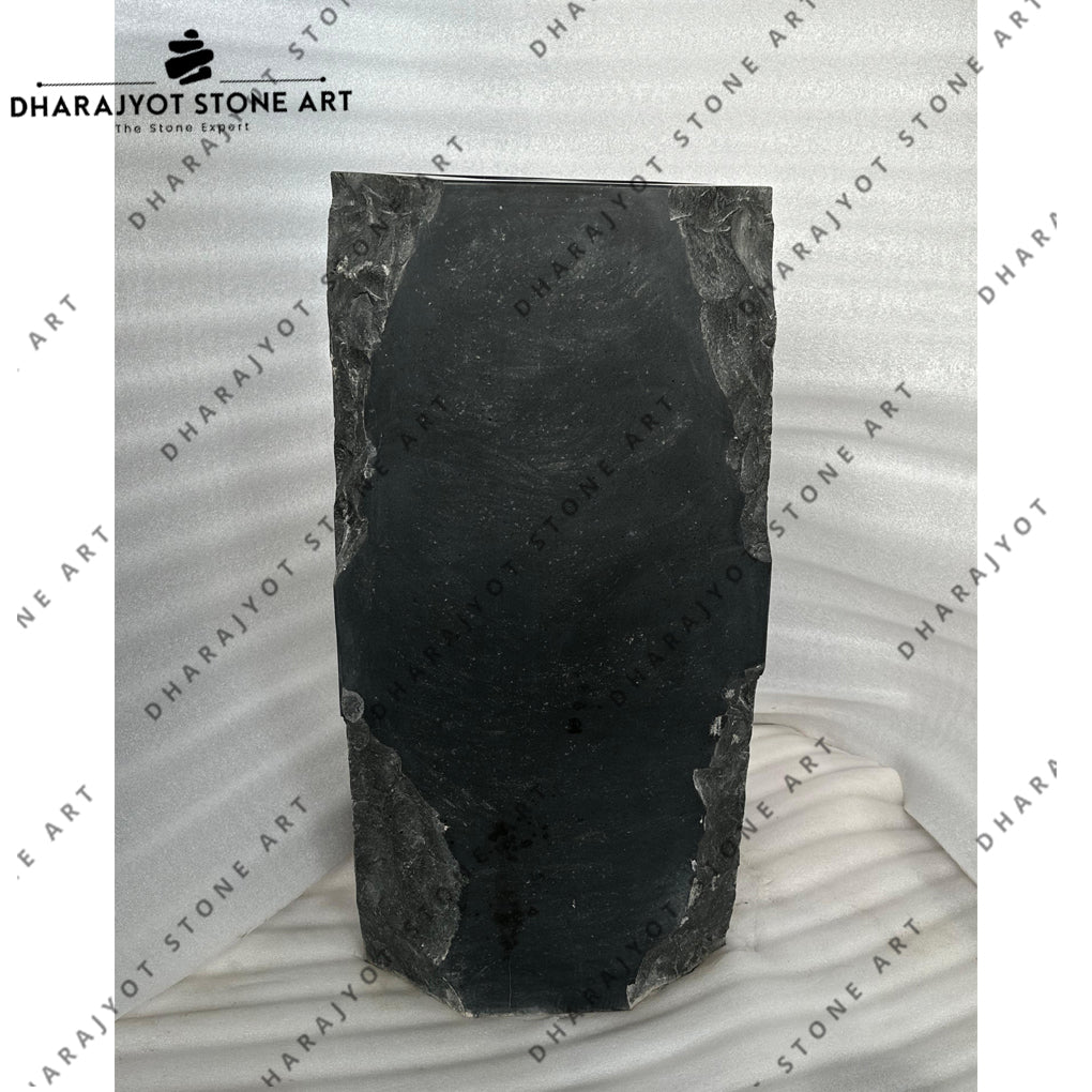Natural Rock Modern Black Basalt Stone Washbasin