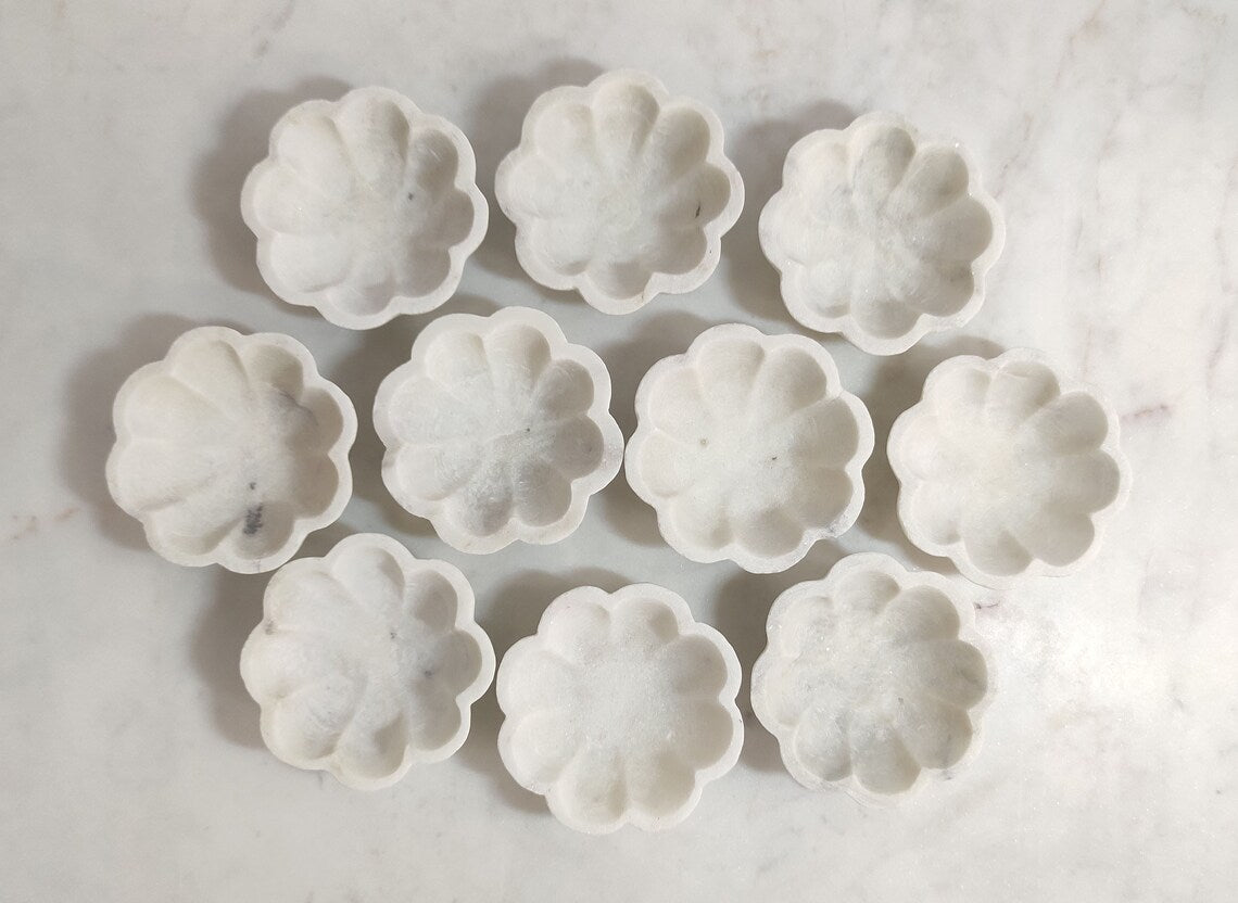 Marble Flower Tray