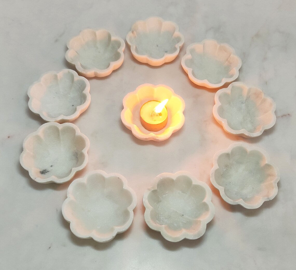 Marble Flower Tray