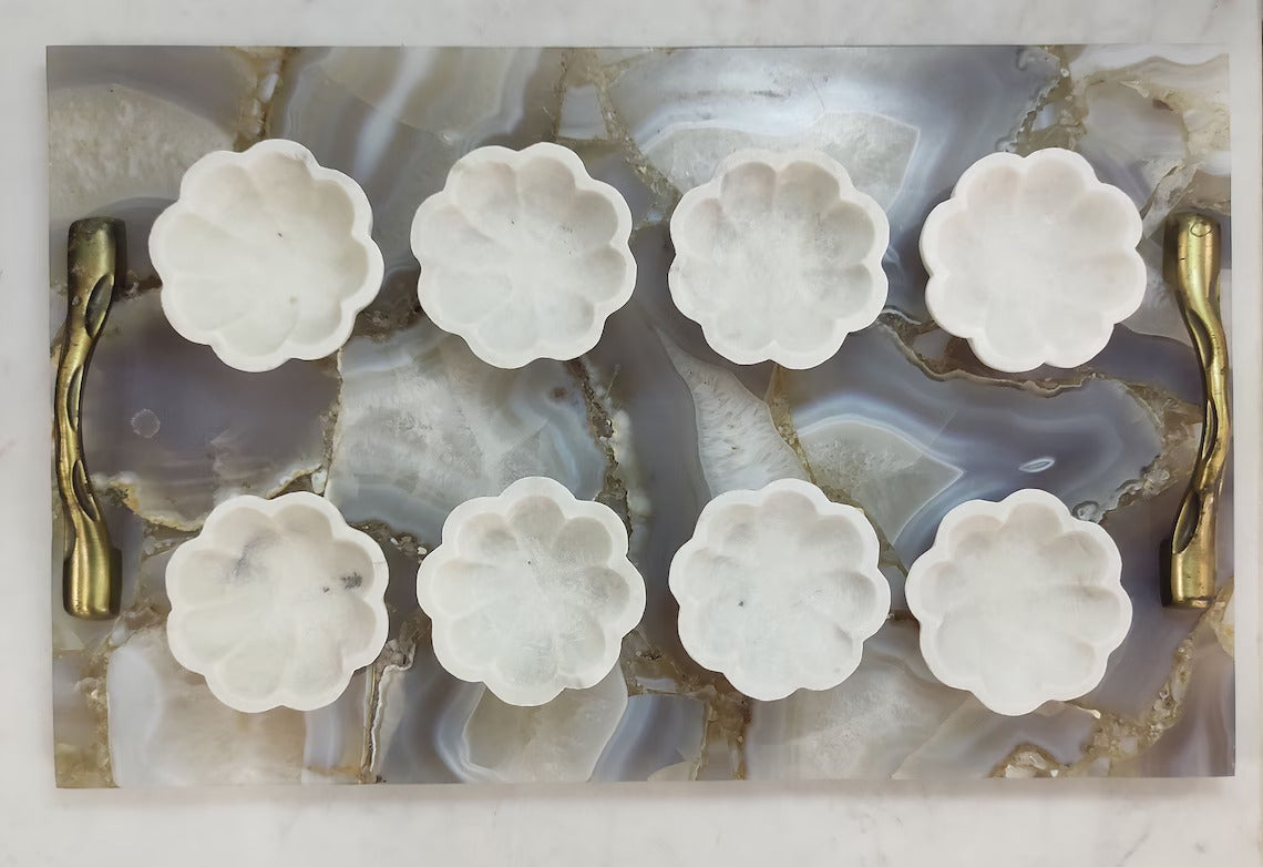 Marble Flower Tray