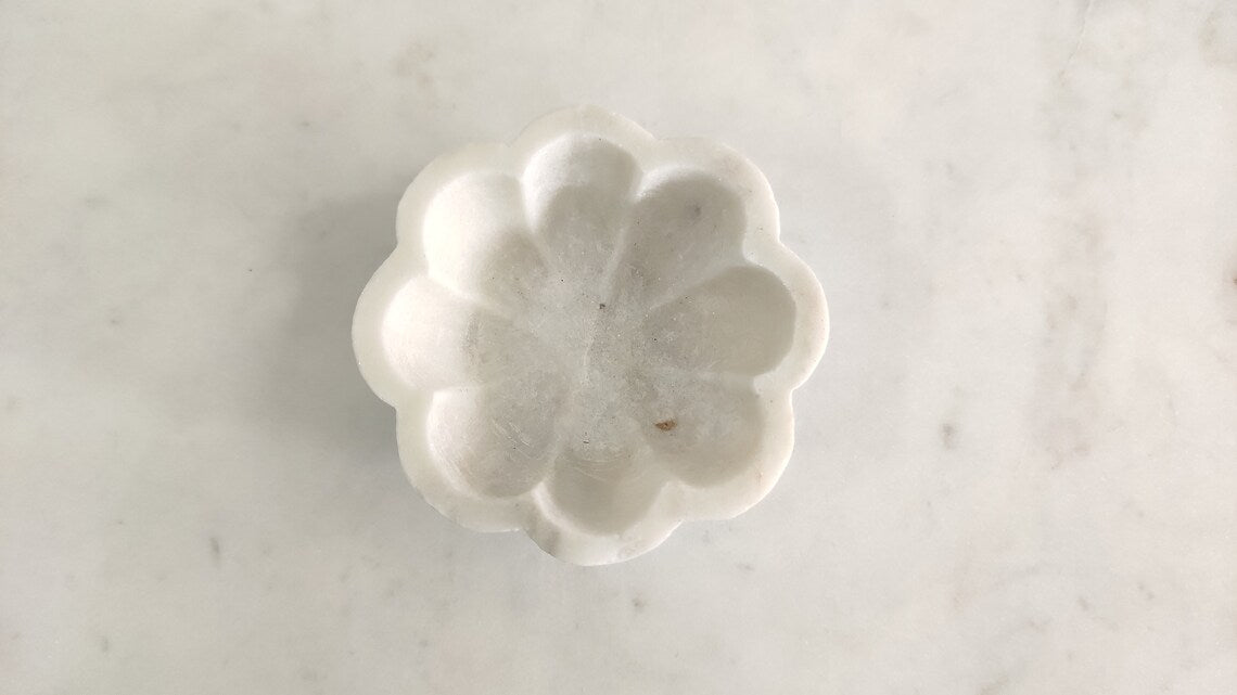 Marble Flower Tray