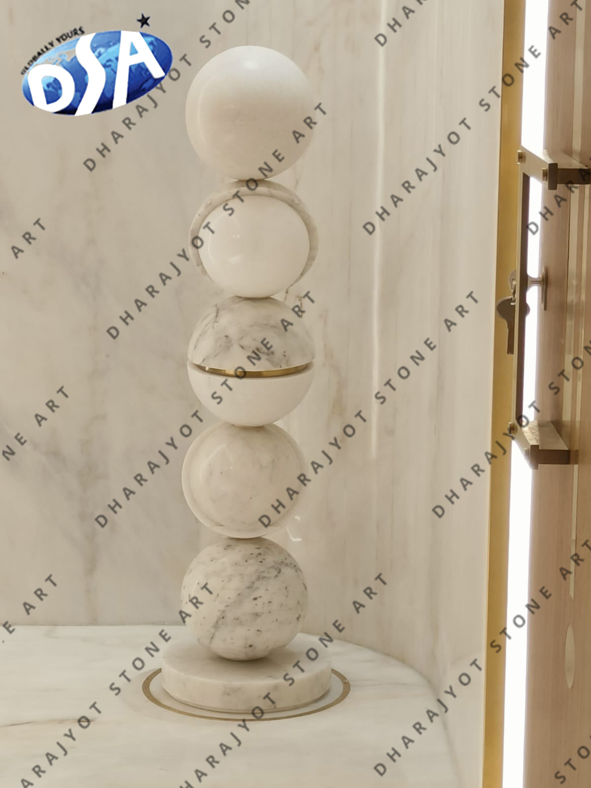 Luxury Latest Design Home Decor Living Room Accessories Stone Marble