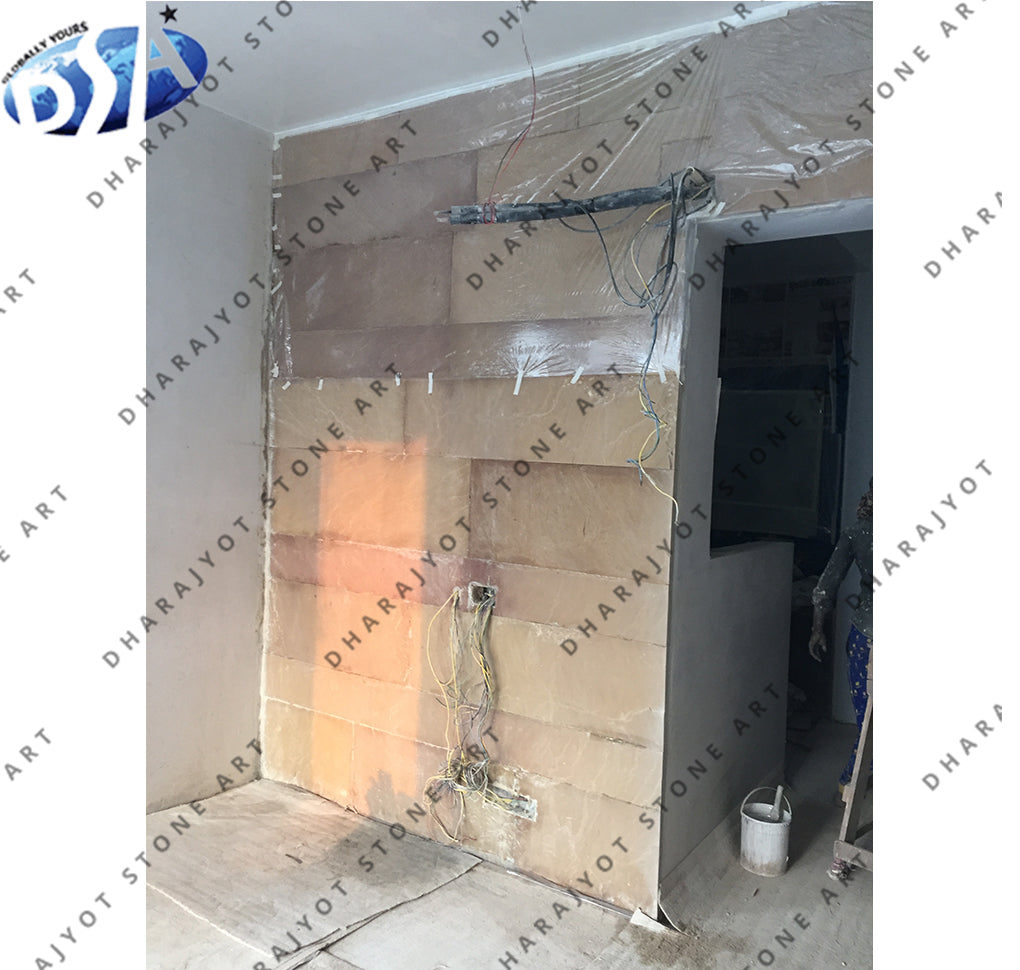 Beautiful White Sandstone Slabs Block