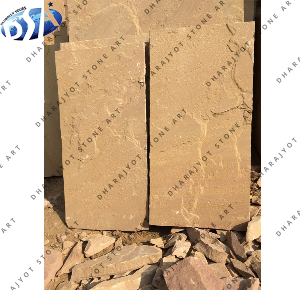 Indian Rainbow Sandstone Garden Outdoor Blocks