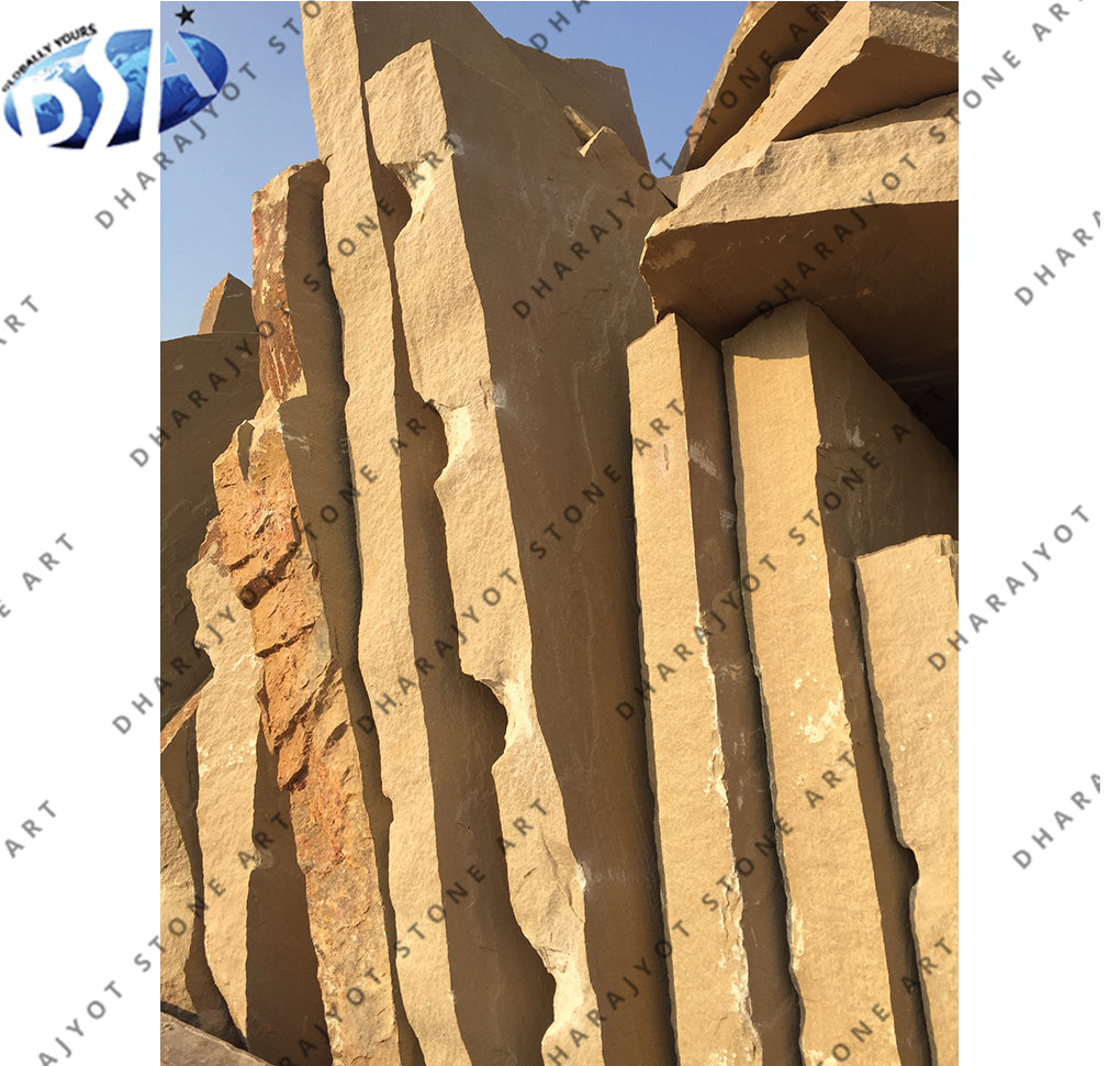 Lalitpur Yellow Sandstone Tiles Slabs