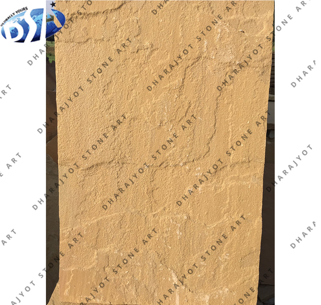 Lalitpur Yellow Sandstone Honed Outdoor Tiles And Slabs