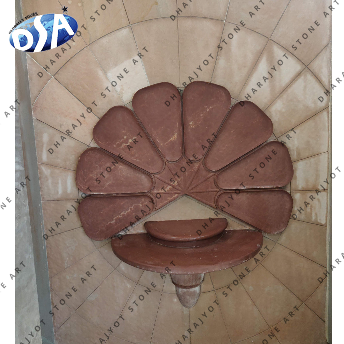 Red Sandstone Temple For Home