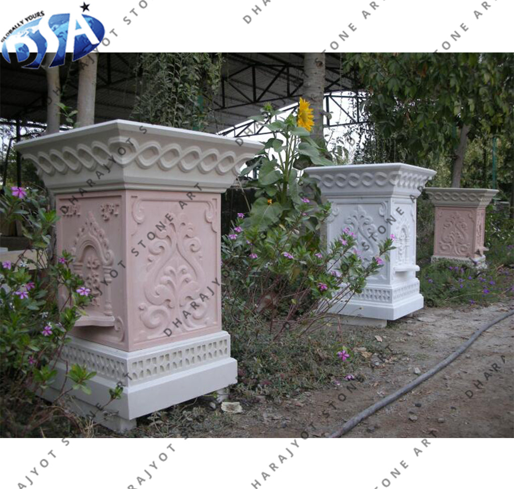 White And Pink Sandstone Tulsikyara