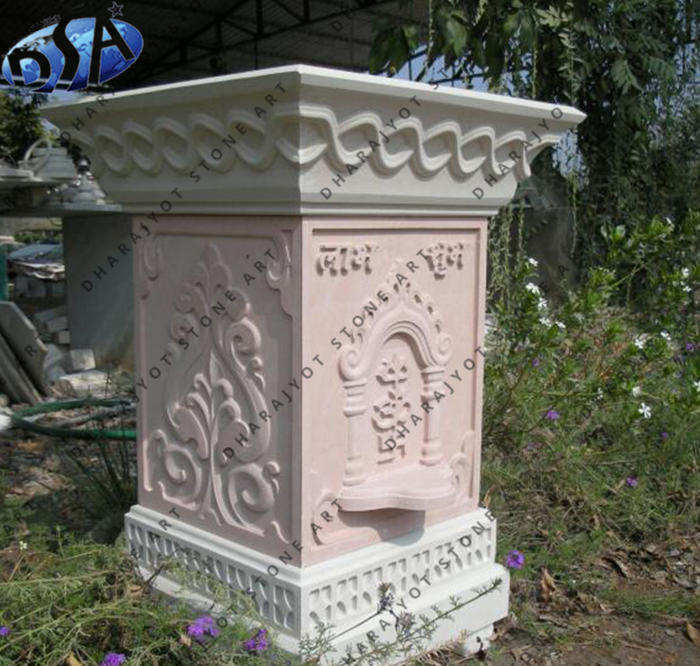 White And Pink Sandstone Tulsikyara