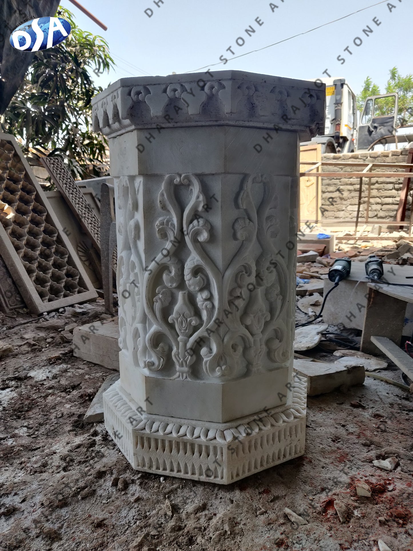 Ambaji Marble Sandstone Antique Tulsikyara