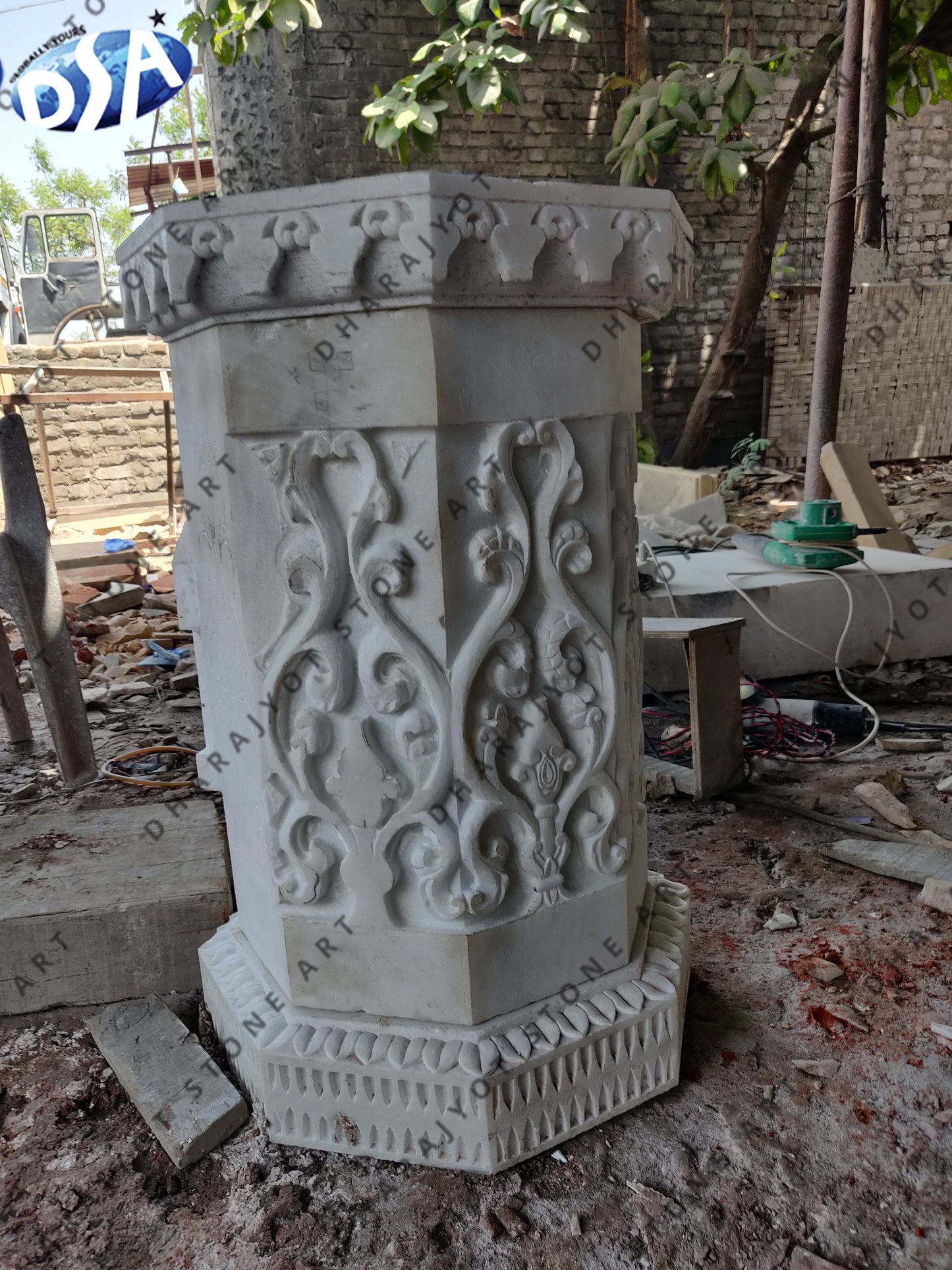 Ambaji Marble Sandstone Antique Tulsikyara