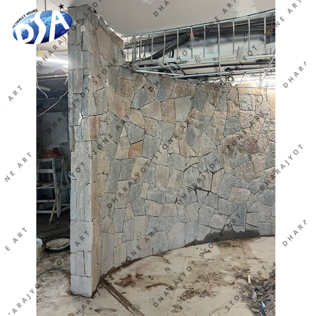 Load Bearing Rajula Stone Masonry Wall