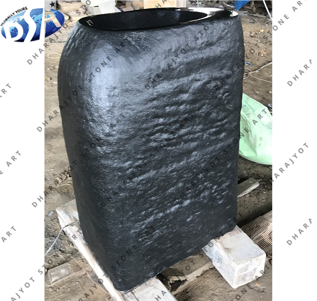 Black Granite Antique Standing Washbasin