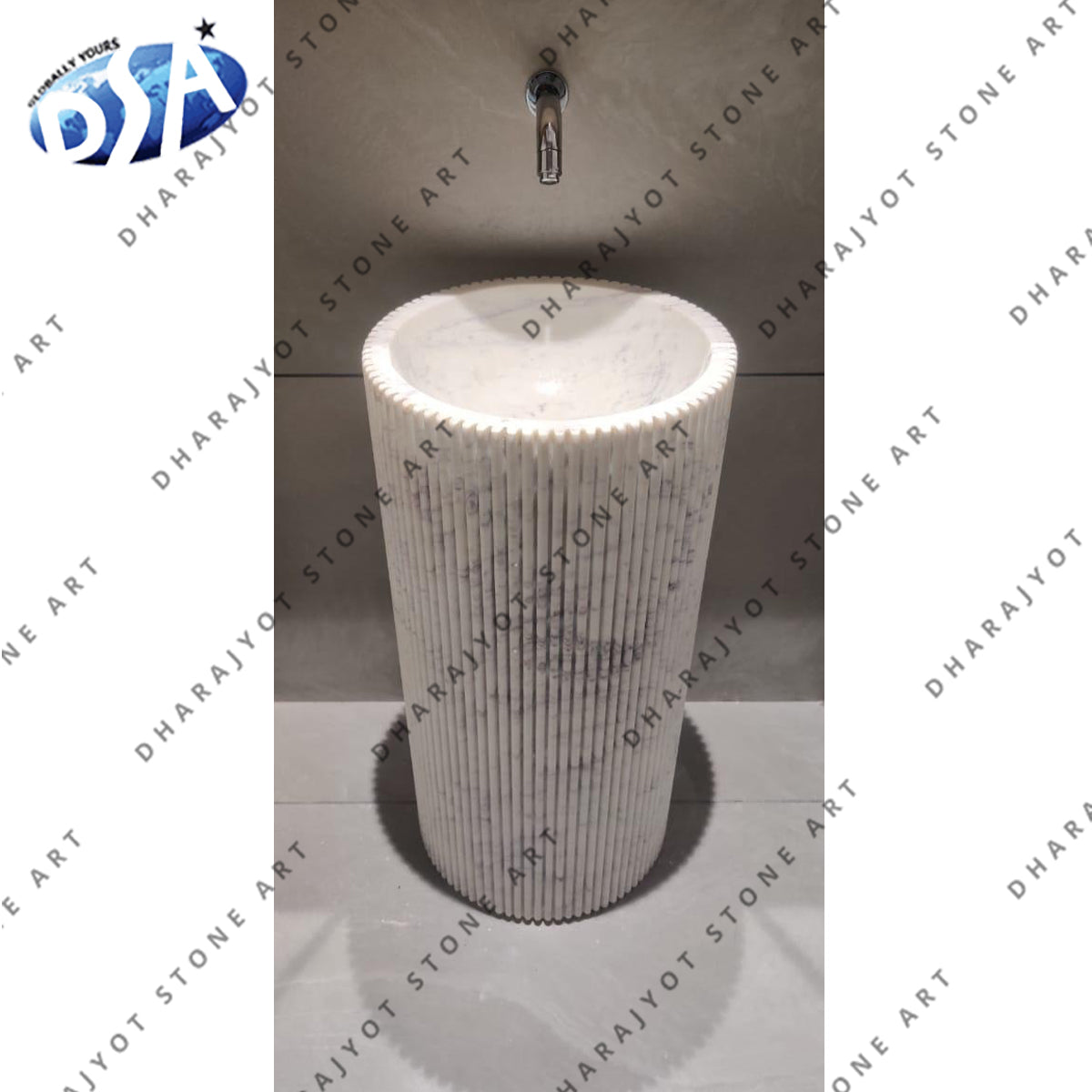 Marble Self Standing Washbasin