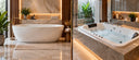 Bathtub vs Jacuzzi