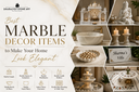 Best Marble Decor Items to Make Your Home Look Elegant