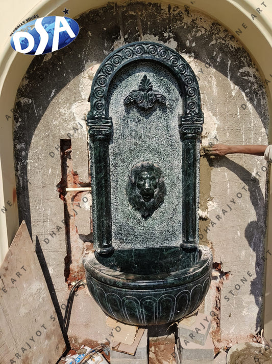 Majestic Charm of Udaipur Green Marble Fountain